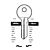 VRO5L Cylinder Key Blanks (10)