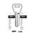 WEI16 Copy Cylinder Key Blanks (10)