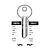 YAL13L Copy Cylinder Key Blanks (10)