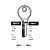 YAL17 Copy Cylinder Key Blanks (10)