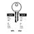YAL19L Copy Cylinder Key Blanks (10)