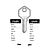 YAL25L Copy Cylinder Key Blanks (10)