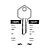 YAL4PL Copy Cylinder Key Blanks (10)
