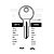 Hudson Copy Orion 1098X Cylinder Key Blanks Silca HD1 JMA HUD-1 HD 98X Errebi HU1R Pack of 10