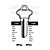 Schlage Copy Orion 1145J Cylinder Key Blanks Silca SH14 JMA SLG-24 HD 145J Errebi SH5J Pack of 10
