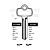 Best Copy Orion A1114F Cylinder Key Blanks Silca BES6 JMA BES-6D HD A114F Errebi BES16 Pack of 10