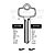 Best Copy Orion A1114J Cylinder Key Blanks Silca BES9 JMA BES-8D HD A114J Errebi BES8 Pack of 10