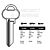 Assa Copy Orion A34RH Cylinder Key Blanks Silca ASS136R JMA AS-RH7 Errebi AA130R Pack of 10