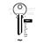 Azbe Copy Orion AZB11 Cylinder Key Blanks Silca AZ1 JMA AZ-3D HD AZ1 Errebi AZ6D Pack of 10