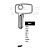 Roll A Door Copy BD1 Cylinder Key Blanks