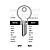 Basco Copy Orion BS15 Cylinder Key Blanks Silca BA5 JMA BS-4D HD U122A Errebi BAS2 Pack of 10