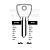 Beta Copy Orion BTA5L Cylinder Key Blanks Silca BE203 JMA BE-5I HD BT4 Errebi B5S Pack of 10