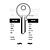 CES Copy Orion CE10L Cylinder Key Blanks Silca CE7R JMA CE-1I Errebi CE4PS Pack of 10