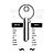 CES Copy Orion CE12L Cylinder Key Blanks Silca CE6R JMA CE-3I HD CE6R Errebi CE6PS Pack of 10