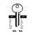 CES Copy Orion CE14L Cylinder Key Blanks Silca CE2R JMA CE-5 HD R62US Errebi CE5S Pack of 10