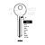 Ces Copy Orion CE23 Cylinder Key Blanks Silca CE22-16 JMA CE-50 HD BD6 ERREBI CEE16L Pack of 10