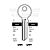 CES Copy Orion CE24 Cylinder Key Blanks Silca CE14-17 Errebi CEE17 Pack of 10