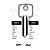 Chavo Copy Orion CHA1 Cylinder Key Blanks Silca CHV1 JMA CHA-2D HD CHV1 Pack of 10