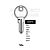 Clausor Copy Orion CLR11L Cylinder Key Blanks Silca CR2R JMA BRA-1 HD CR2R Errebi BB4R Pack of 10