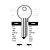 Corbin Copy Orion CRB6 Cylinder Key Blanks Silca CB17 JMA COR-36D HD CB17 Errebi CO11 Pack of 10