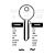 CSA5P Cylinder Key Blanks (10)