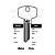 DO107 Cylinder Key Blanks (10)