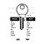 DO10 Cylinder Key Blanks (10)