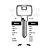 DO23 Cylinder Key Blanks (10)