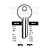 GE10L Cylinder Key Blanks (10)