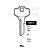 Giussani Copy GSN11L Cylinder Key Blanks