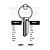 IFM11 Cylinder Key Blanks (10)