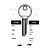 LF10L Cylinder Key Blanks (10)
