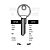 LF13L Cylinder Key Blanks (10)