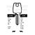 LOF19L Cylinder Key Blanks (10)