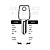 LF31L Cylinder Key Blanks (10)