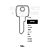 Lowe & Fletcher Copy LF32 Cylinder Key Blanks
