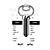 LG10 Cylinder Key Blanks (10)