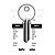 RN3L Cylinder Key Blanks (10)