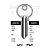 RUK10L Cylinder Key Blanks (10)