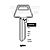 Ruko Copy RUK28L Cylinder Key Blanks