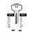 SMG10 Cylinder Key Blanks (10)