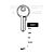 Squire Copy SQU3 Cylinder Key Blanks