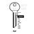 Tok Winkhaus Copy TOK10D Cylinder Key Blanks