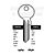 TOK34 Cylinder Key Blanks (10)