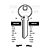TRC50 Cylinder Key Blanks (10)