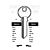 TRC51 Cylinder Key Blanks (10)