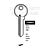 National Cabinet Copy X1000FR Cylinder Key Blanks