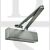 Rutland TS-3204-SLFB-SESE Size 3-4 Scissor Arm Max Weight 80kg Overhead Door Closer Silver Cover