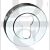 Senza Pari SPMESCECP Euro Cylinder Escutcheon on Round Rose Polished Chrome