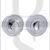 Senza Pari SPMWCCP WC Bathroom Thumbturn & Release on Round Rose Polished Chrome